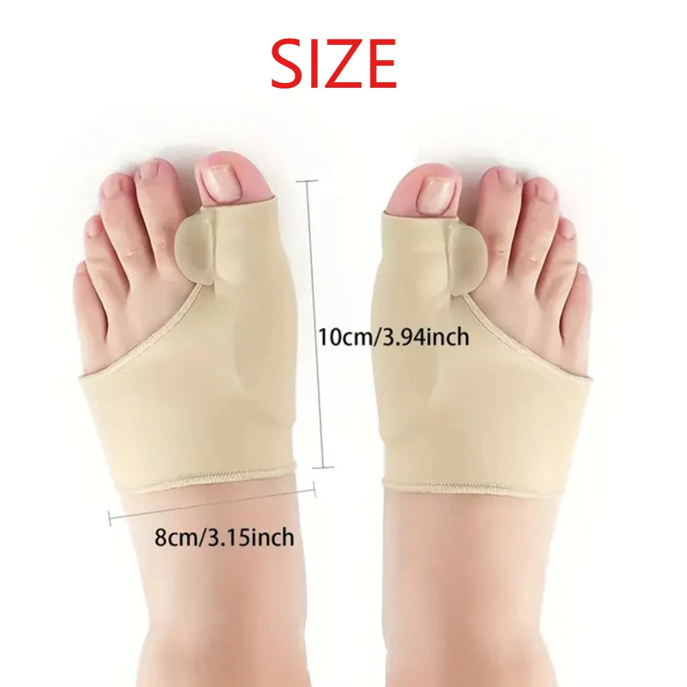 Toe Separator Hallux Valgus Bunion Corrector Orthotics Feet Bone Thumb Adjuster Correction Pedicure Sock Straightener