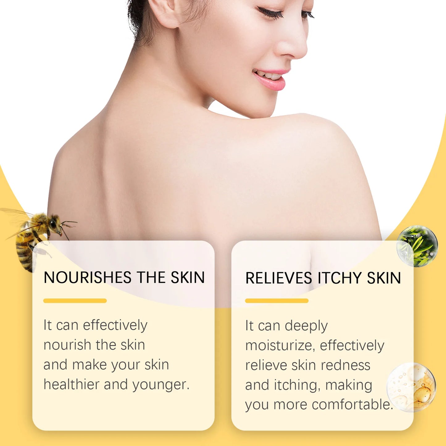 Bee Venom Cream Relieves Redness Repair Damage Skin Strengthens Skin Barrier Deep Moisturizing Skin Care Nourishing Body Cream