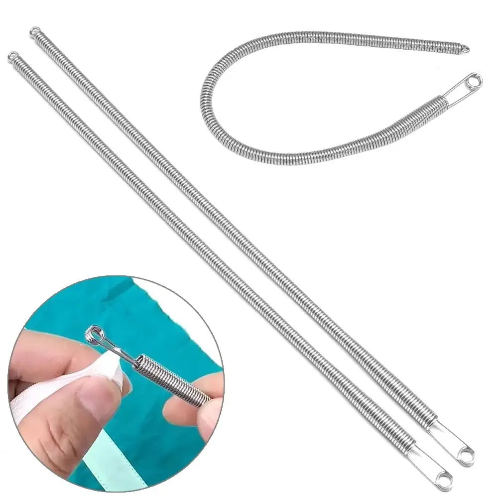 Stainless Flexible Steel Rope Thread Device Craft Garment Threading Tools Rope Threader Guides Durable Forceps Auxiliary