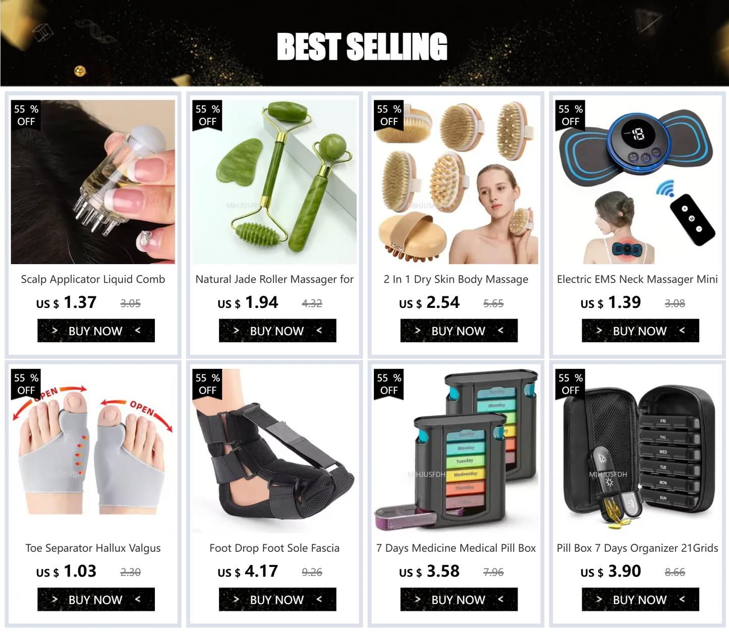 Toe Separator Hallux Valgus Bunion Corrector Orthotics Feet Bone Thumb Adjuster Correction Pedicure Sock Straightener