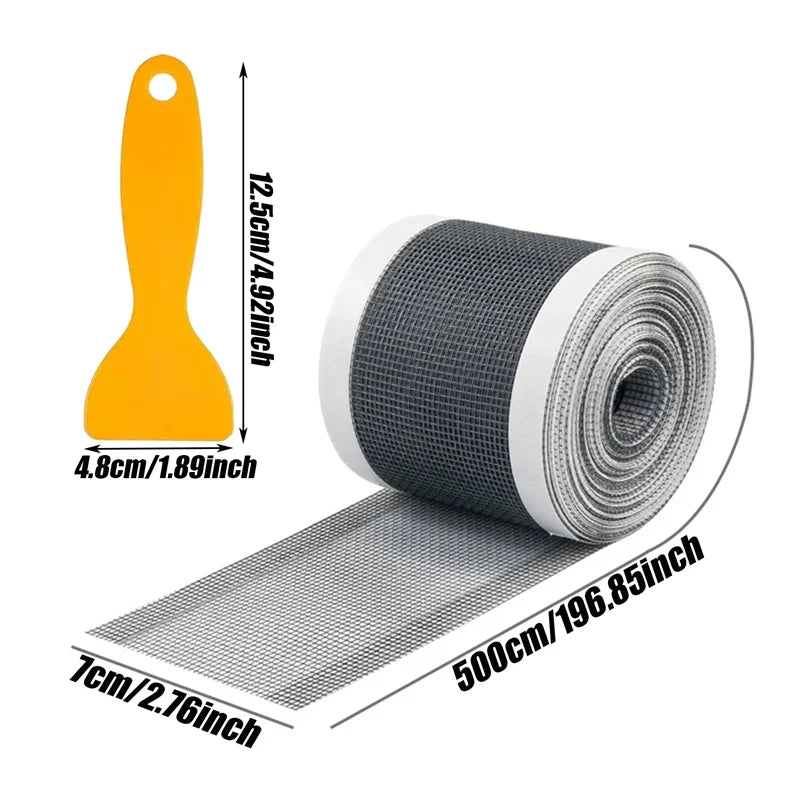 4/5/10m Cuttable Shower Drain Hair Catcher Self-Adhesive Floor Drain Stickers Disposable Mesh Bathroom Kitchen Sink Hair Filter