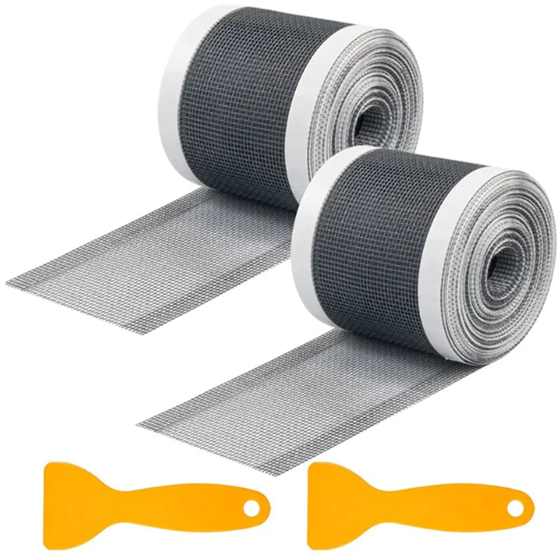 4/5/10m Cuttable Shower Drain Hair Catcher Self-Adhesive Floor Drain Stickers Disposable Mesh Bathroom Kitchen Sink Hair Filter