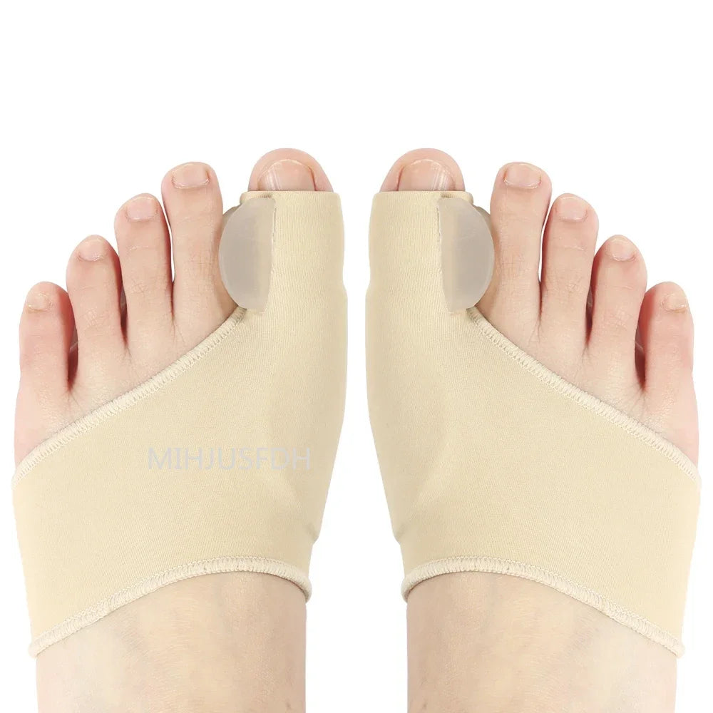 Toe Separator Hallux Valgus Bunion Corrector Orthotics Feet Bone Thumb Adjuster Correction Pedicure Sock Straightener
