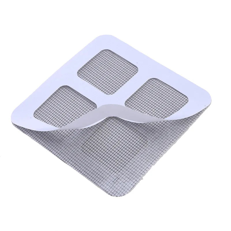 4/5/10m Cuttable Shower Drain Hair Catcher Self-Adhesive Floor Drain Stickers Disposable Mesh Bathroom Kitchen Sink Hair Filter