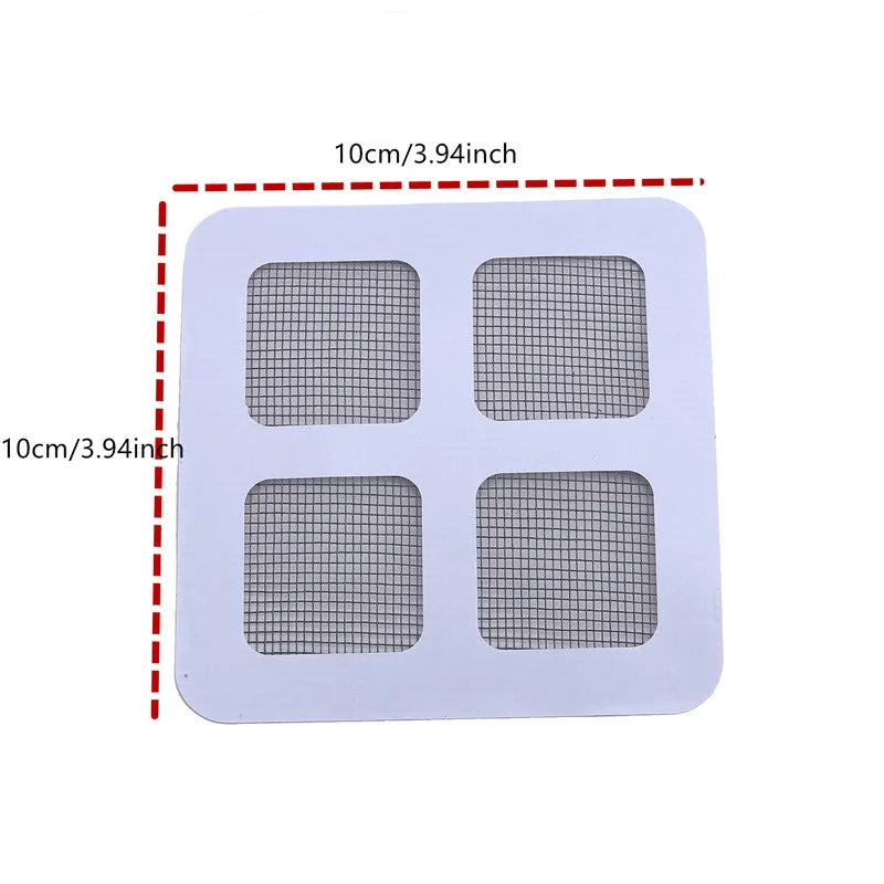 4/5/10m Cuttable Shower Drain Hair Catcher Self-Adhesive Floor Drain Stickers Disposable Mesh Bathroom Kitchen Sink Hair Filter