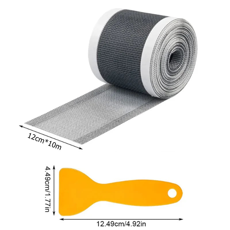 4/5/10m Cuttable Shower Drain Hair Catcher Self-Adhesive Floor Drain Stickers Disposable Mesh Bathroom Kitchen Sink Hair Filter