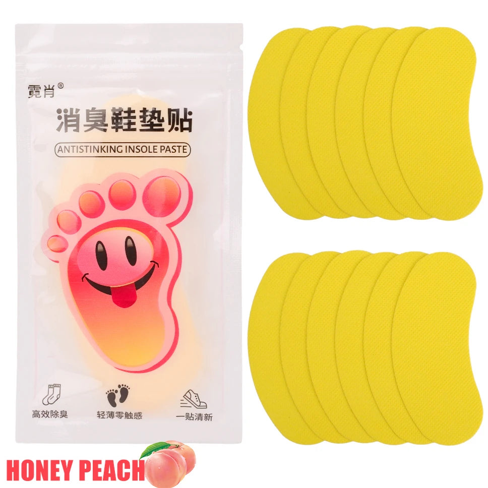 Shoe Deodorization Sticker Lightweight Fruit Fragrance Foot Deodorant Patch Breathable Eliminate Odor Paste Deodorizing Stickers